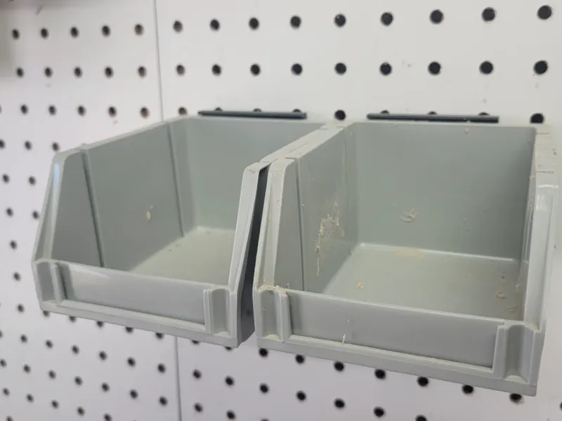 Harbo Freight Bin adapter  Pegboard French Cleat