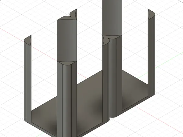 Range-gobelets double pour gobelets jetables