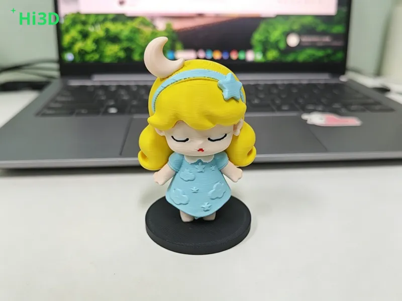 星月入梦少女 | 多色一体打印，闭眼萌到心化