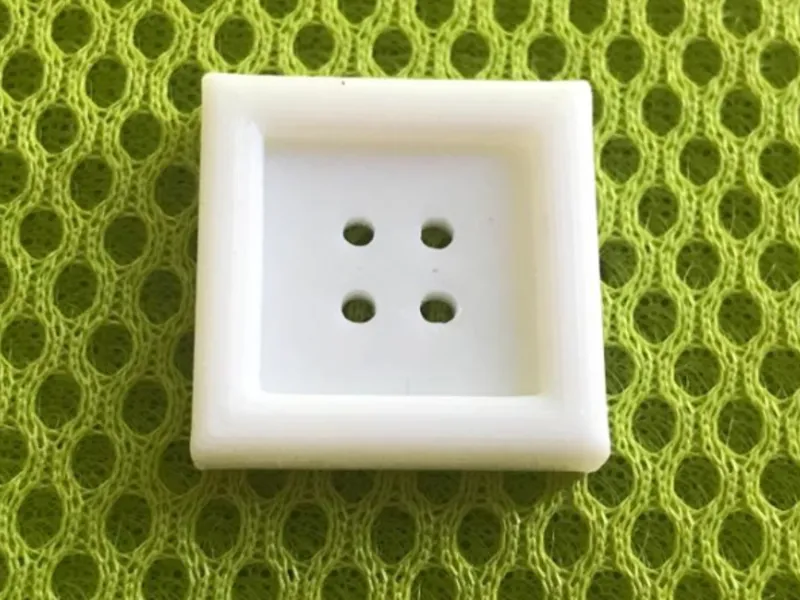 square shirt button