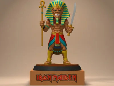 Iron Maiden - Pharaoh Eddie Action Figure Model