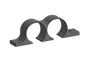 Dual Bosch 044 fuel pump hanger