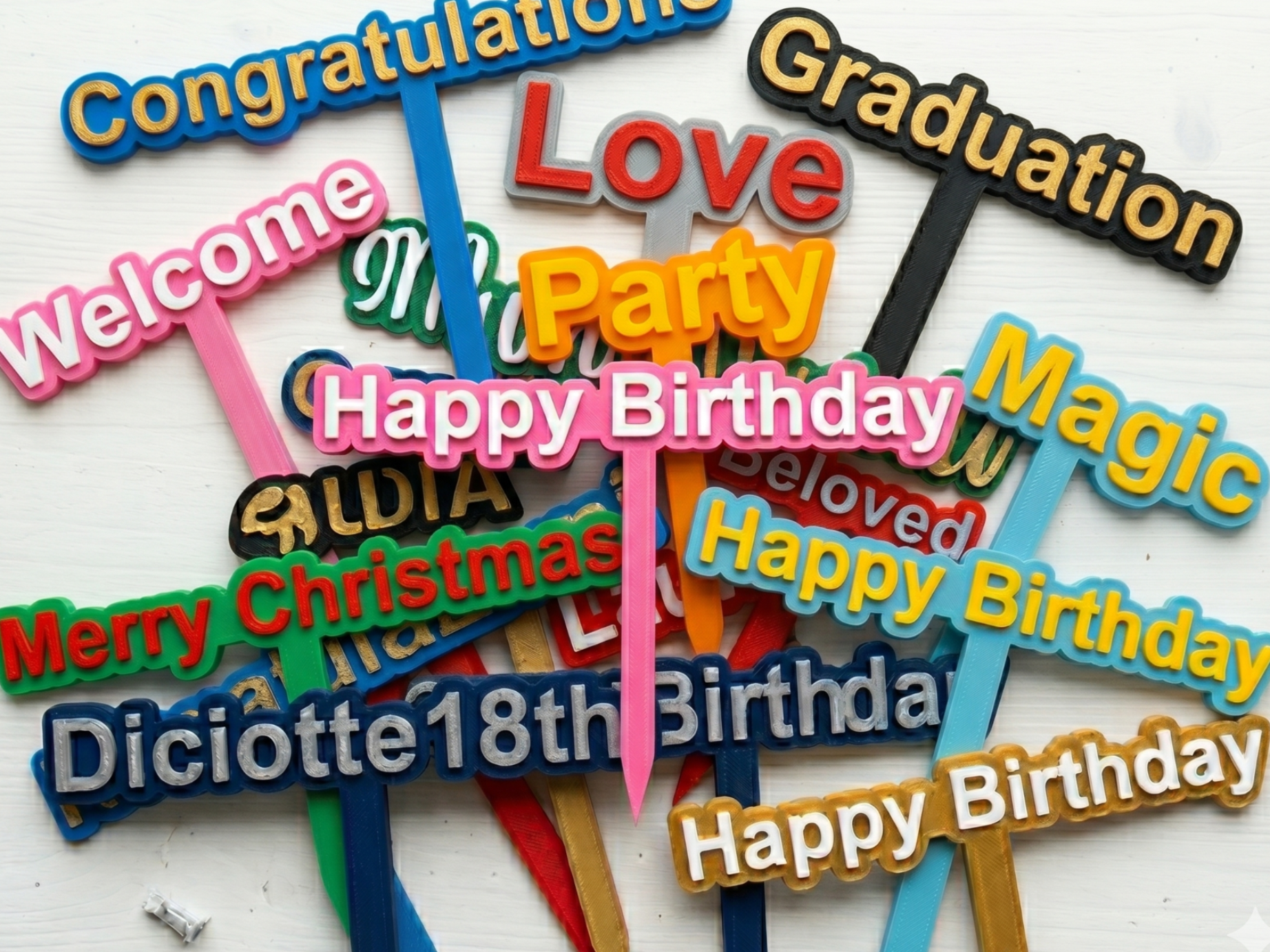 Parametric Cake Topper generator