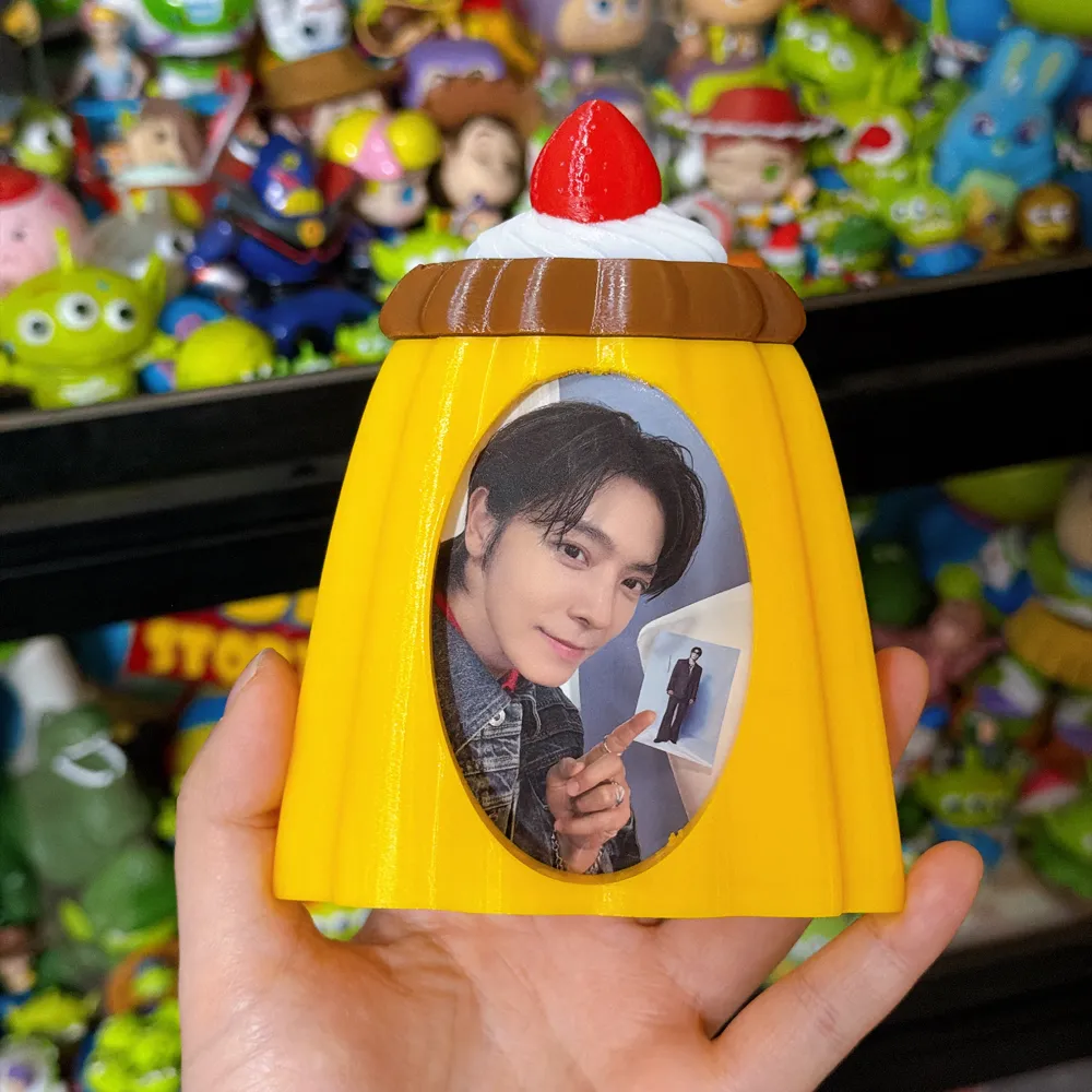 Pudding Photo Frame for 3-inch Instant Photos, Can Be Used as a Card ...