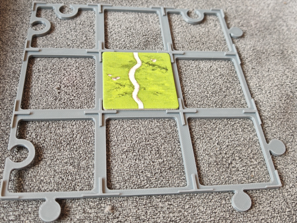 3x3 Tiles Grid for Karak/Carcassonne optimized