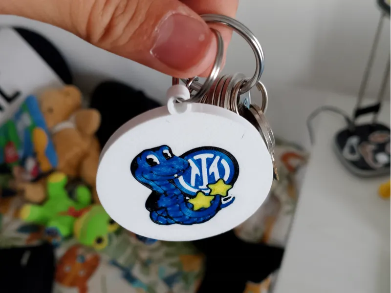 portachiavi inter con serpente