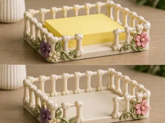 Bone Sticky Note Holder