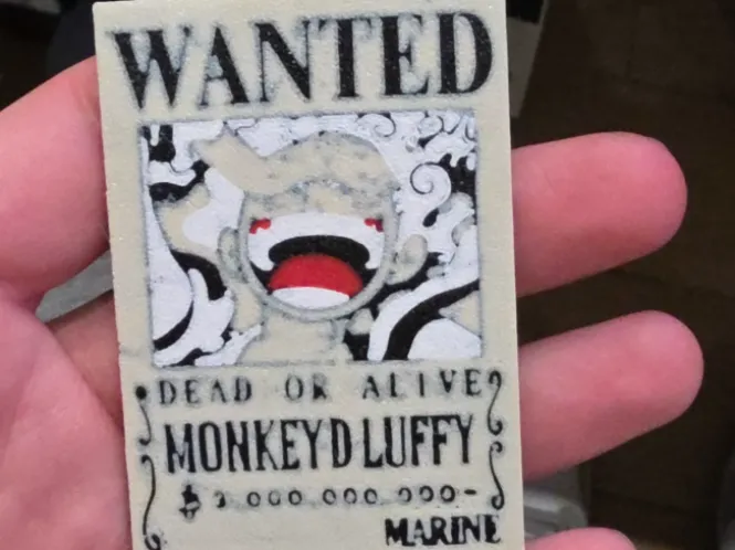 luffy one piece wanted