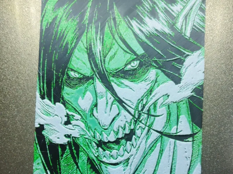 Eren Yeager Titan Originel Chroma Panel 3D(No AMS)