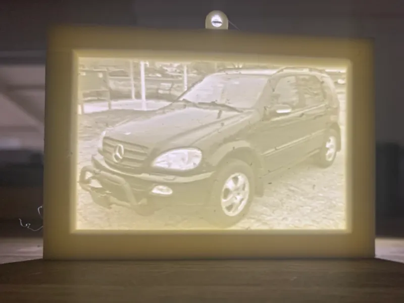 Mercedez Benz ML320 lithophane