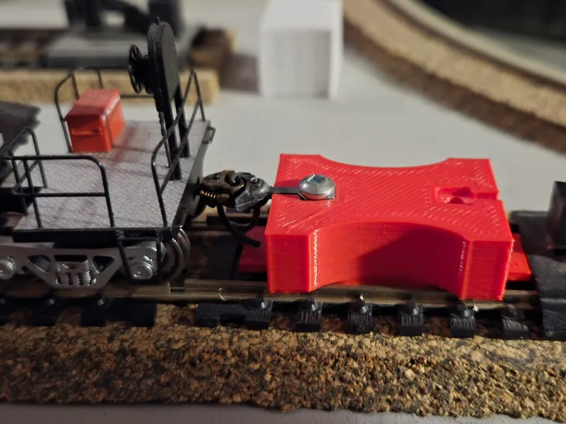 HO scale coupler height gauge