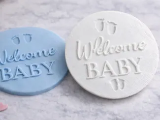 Welcome Baby - Sugar Paste Mold