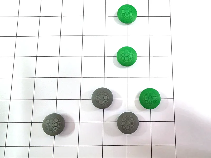 40号蛤棋石/蛤碁石 双面鼓围棋含棋罐