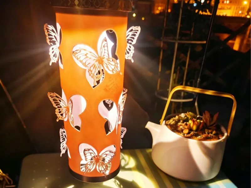 花园蝴蝶投影灯