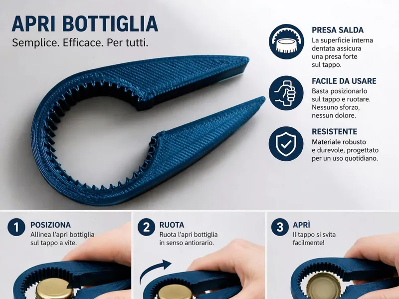 Svita Tappi Ergonomico Stampato