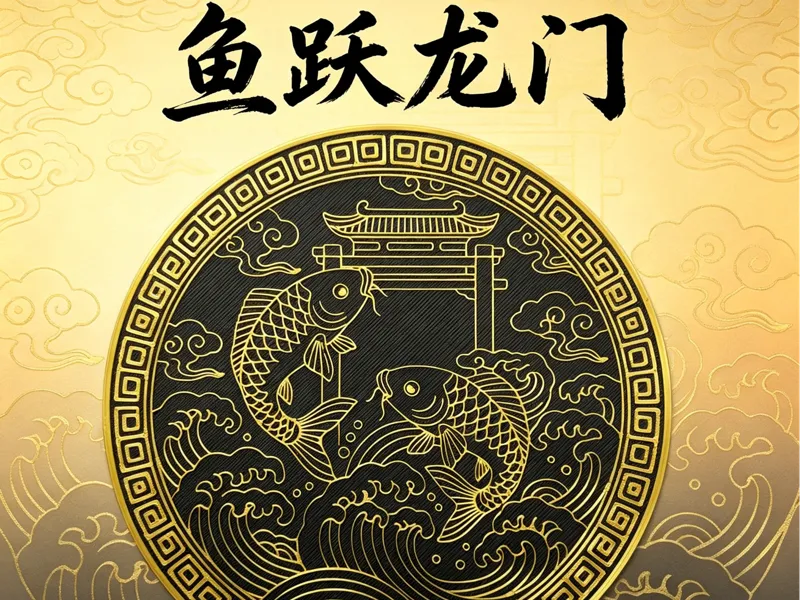 鱼跃龙门