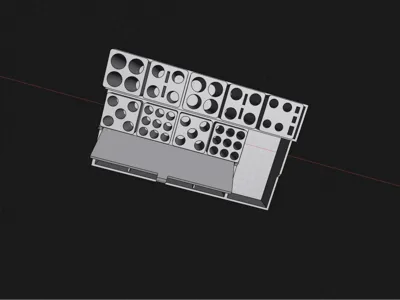 Hobby Knife Modular Storage Box