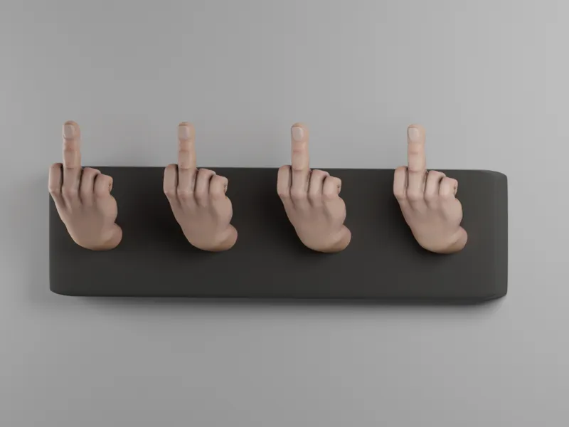funny coat rack