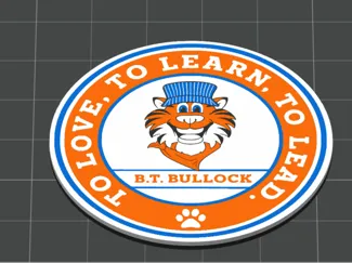 School logo Coaster