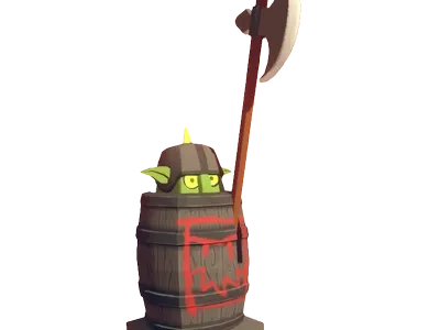 Golden Trophy Barrel