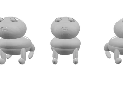 3D printed frogs