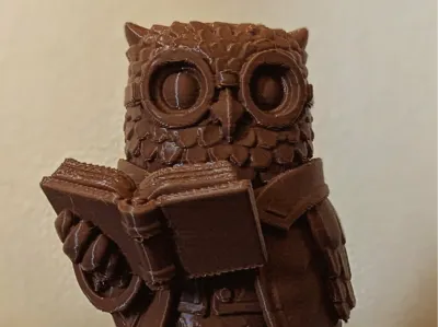 Scholar Owl Figurine