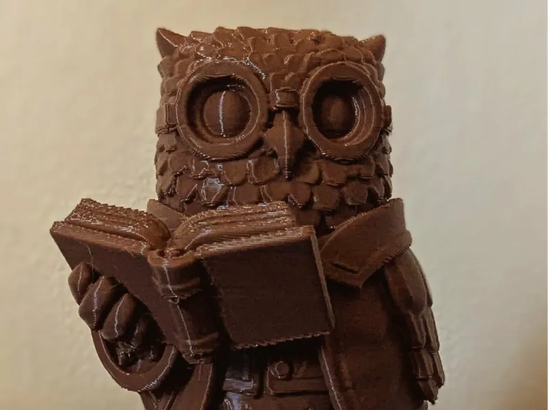 Scholar Owl Figurine