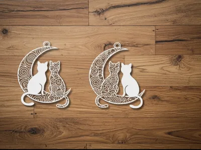 Earrings (Shadow Friends) Keychain