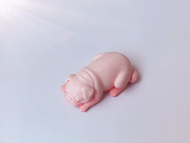 可爱趴趴狗桌面小摆件 哈趴狗模型 治愈系摆件