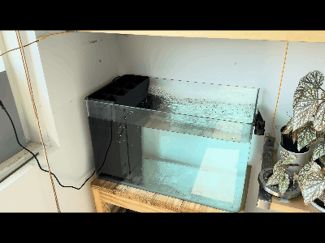 模块化鱼缸侧滤系统 - 四重过滤 & 顶部水培育苗盒 (260x100x300mm)
