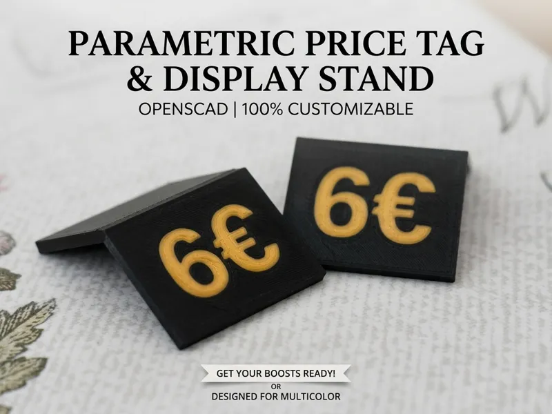 Parametric Price Tag - etiqueta precio parametrico