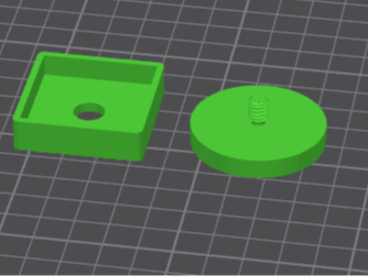 Nebula Cam holder and Baseplate Screw