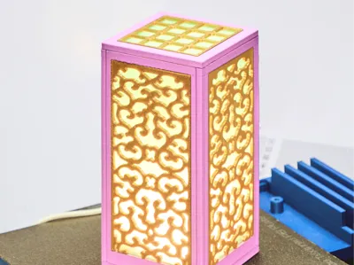 Chinese Style Night Light Compatible with Bambu Lab Night Light 001 Mystery Box Night Light