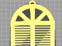 traditionnel tuunisian window_keychain