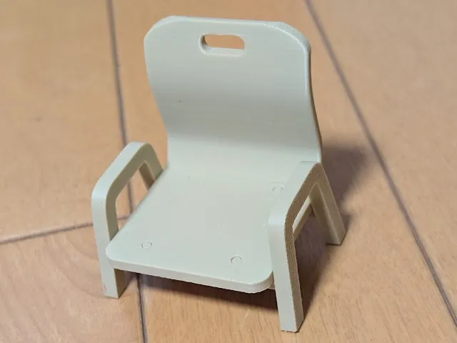 1/12 Doll Chair - No Support Required