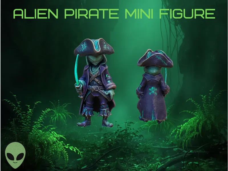 Alien Pirate Mini Figure