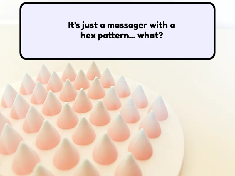 Massager (with hex pattern)
