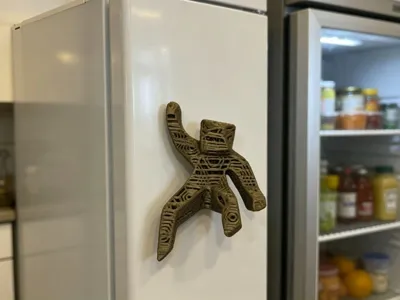 Rescue Plan Loki Hand-Sculpted Xenium Figurine Fridge Magnet