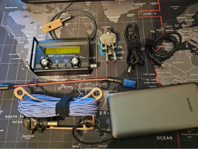 Ultralight EFHW Antenna Winder KM4CFT Transformer