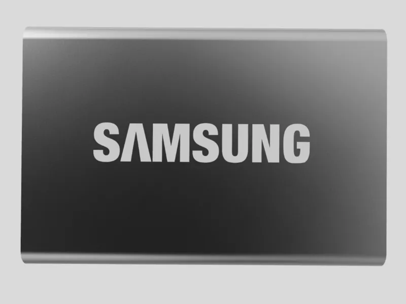 Samsung T7 Portable SSD - CAD Model