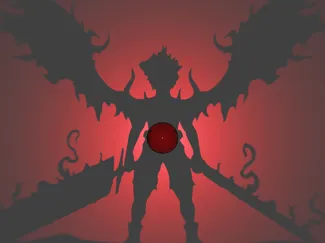Lampara de sombra Black clover Asta
