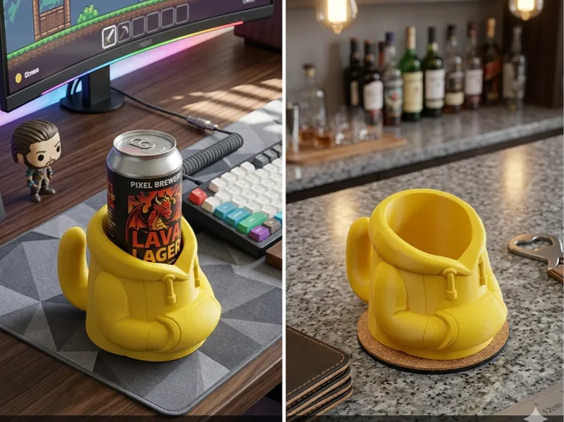 Kangaroo Can Container Coaster