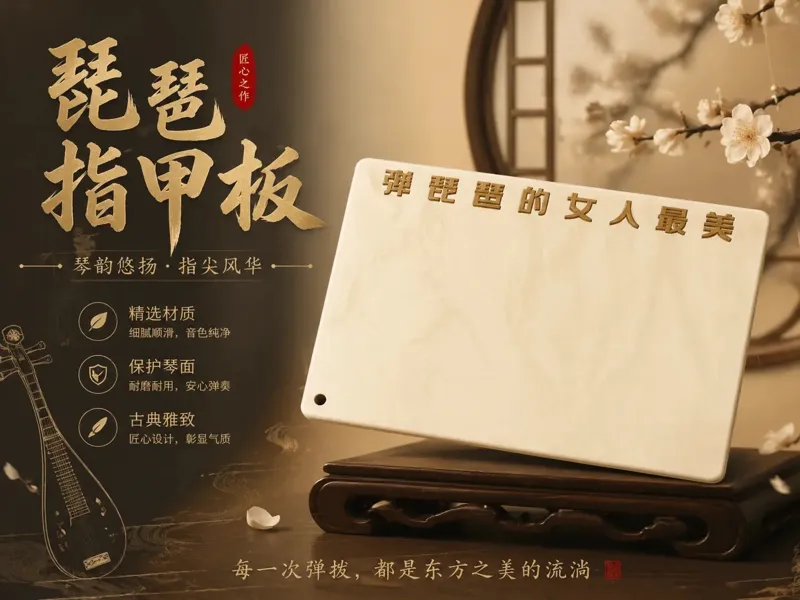 琵琶指甲板｜指甲板｜40 分钟打印