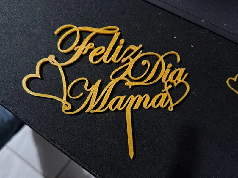 Topper Feliz Dia mama