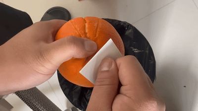 Orange Peeler + Baffle, No Sticky Hands