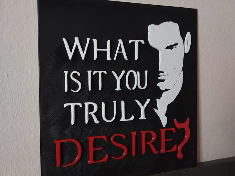 Quadretto di Lucifer Morningstar - serie tv