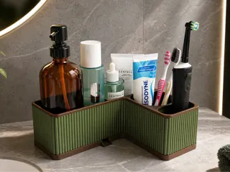 Modern Bathroom Organizer – Corner Storage