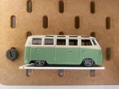 iKEA skadis Hot wheels stand