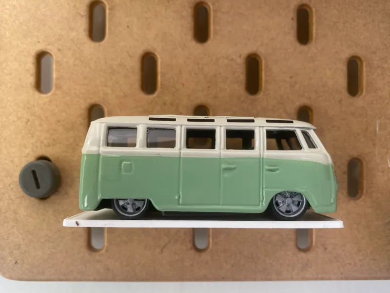 iKEA skadis Hot wheels stand