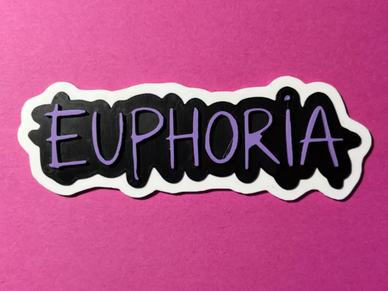 Euphoria Name Plate